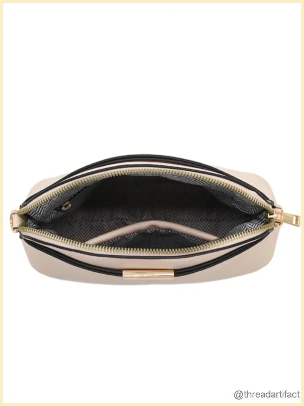 Faux Leather Small Dome Crossbody Bag with Chain Strap